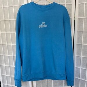 100 Thieves Blue Crewneck Sweater Size XL